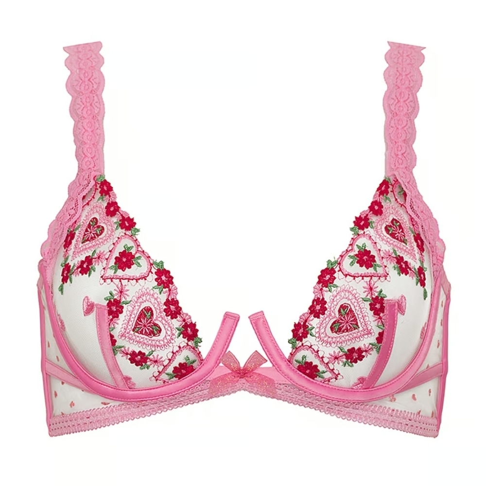 For Love & Lemons Whimsical Garden Underwire Bra Size Medium ❤️